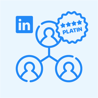 Werbeboten: Audience Sharing Paket Platin LinkedIn