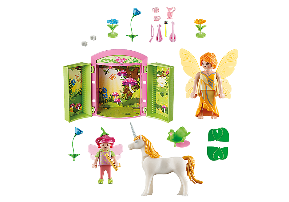 Playmobil Faries Fairy Garden Play Box Building Set 5661 NEW Toys Kids 