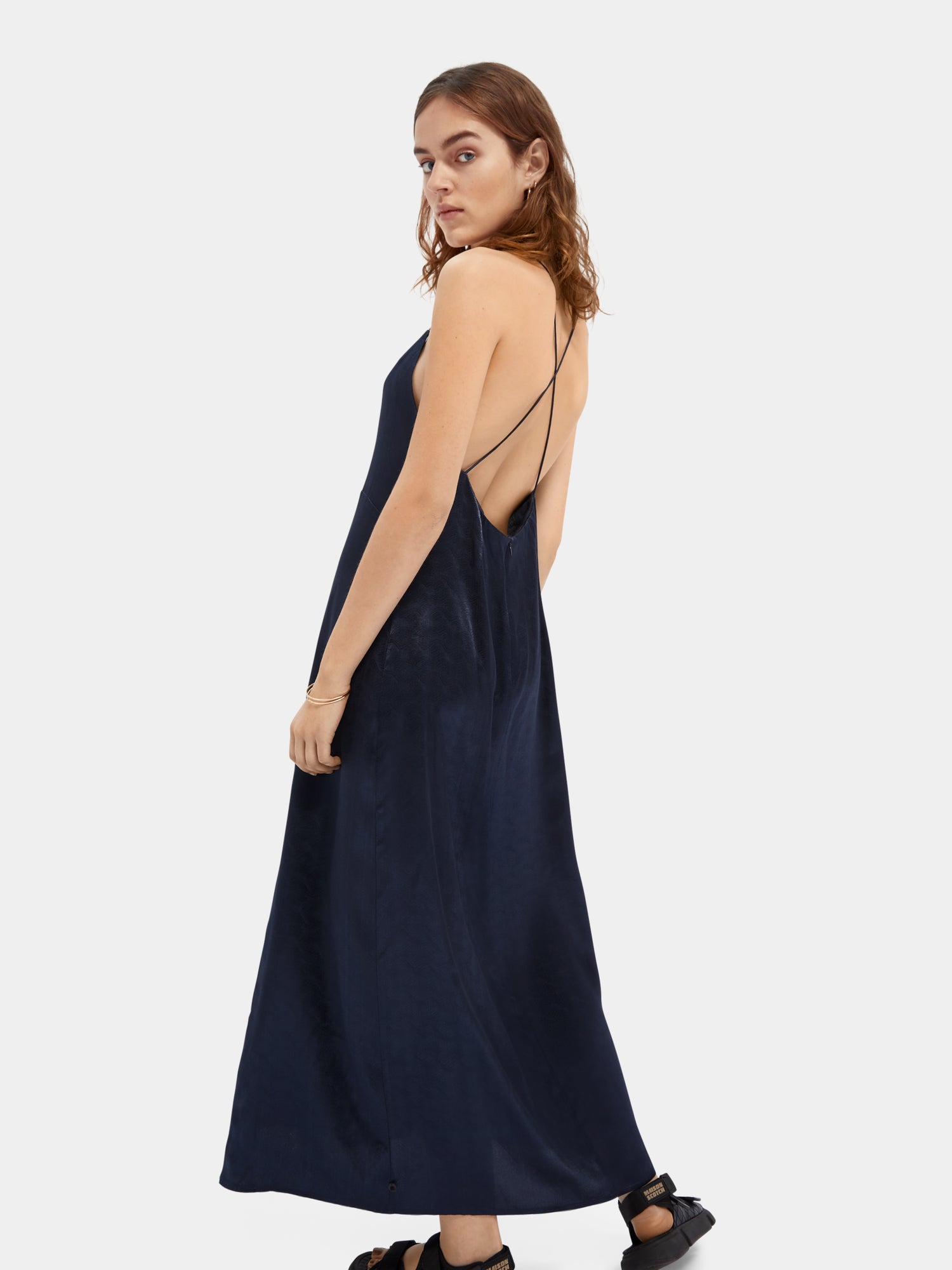 Jacquard summer slip dress - Scotch & Soda