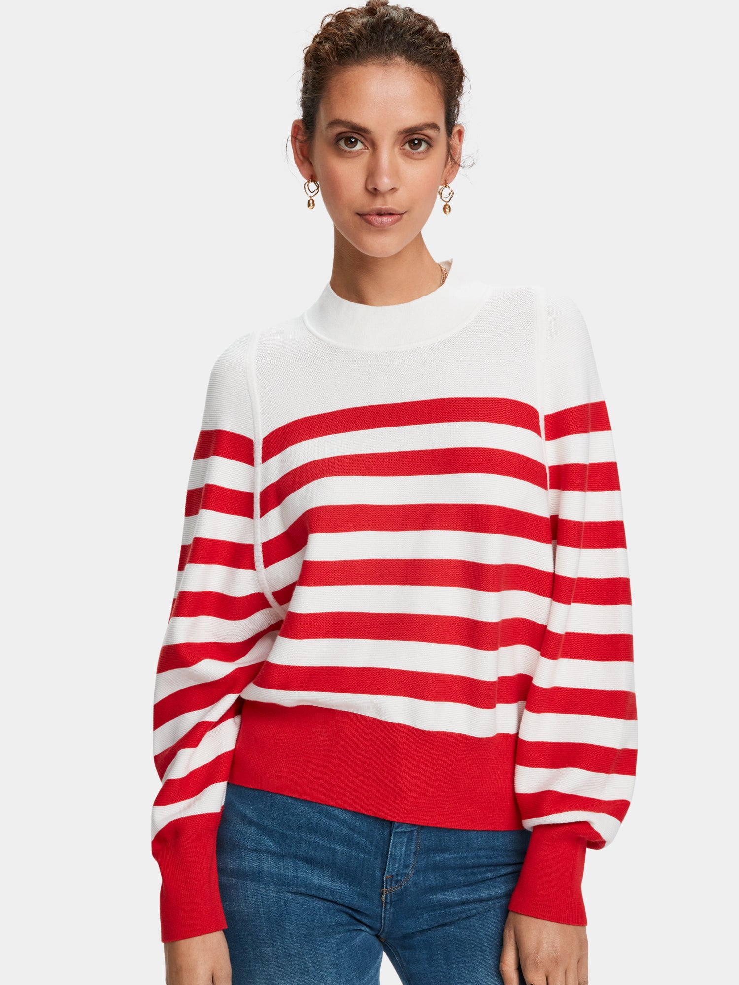 Cotton-wool blend batwing pullover - Scotch & Soda