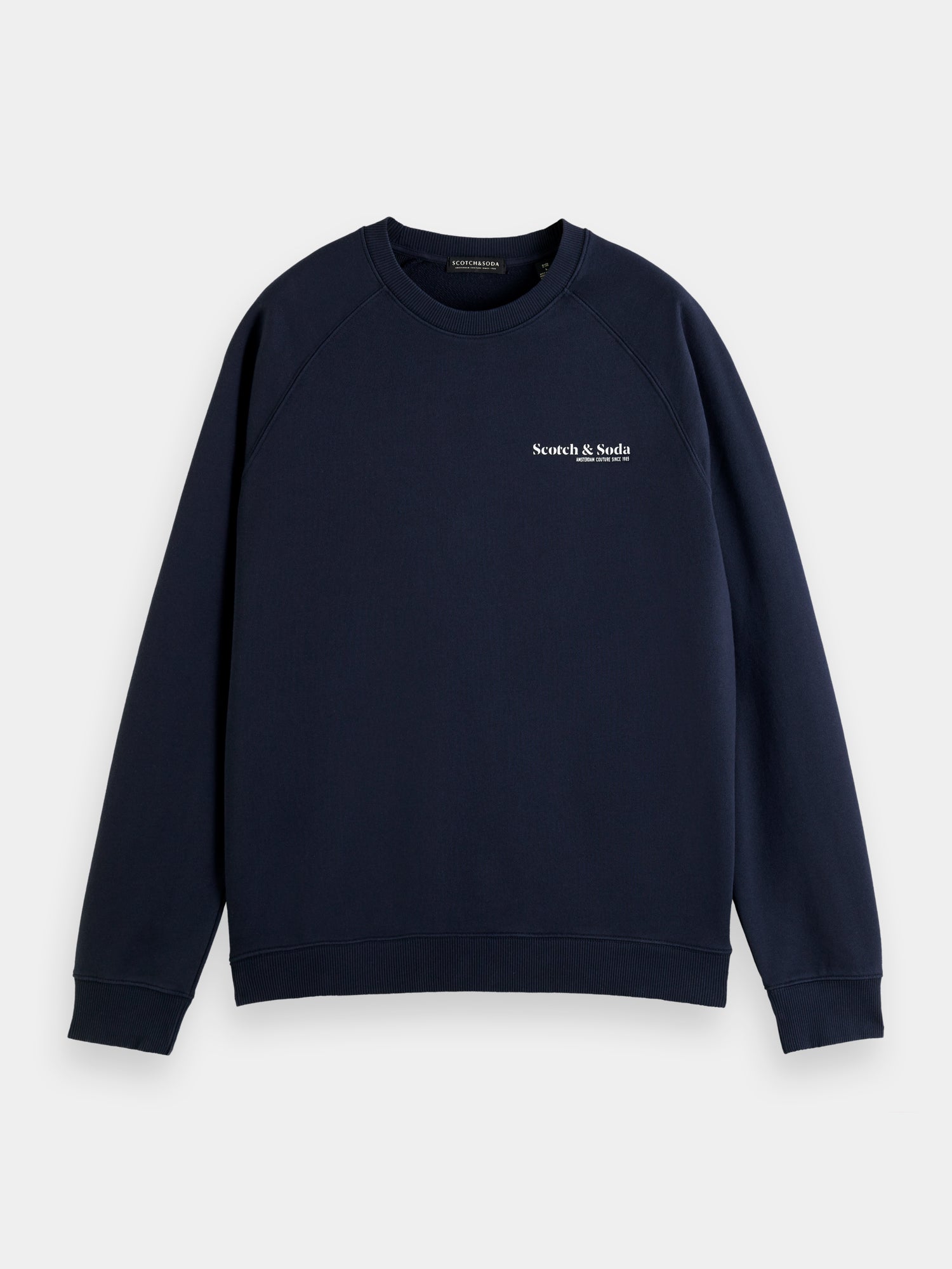 Logo graphic organic cotton sweatshirt - Scotch & Soda