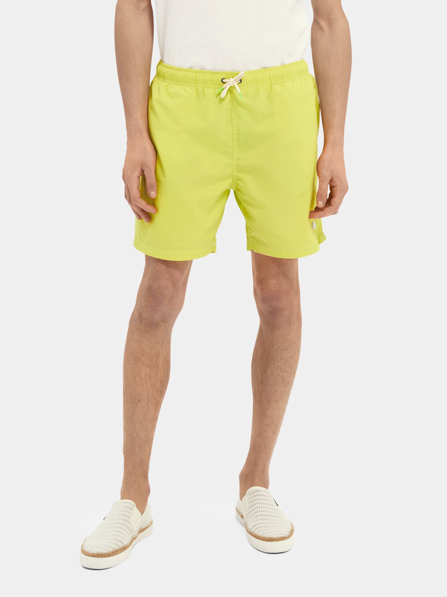 adidas yellow swim shorts