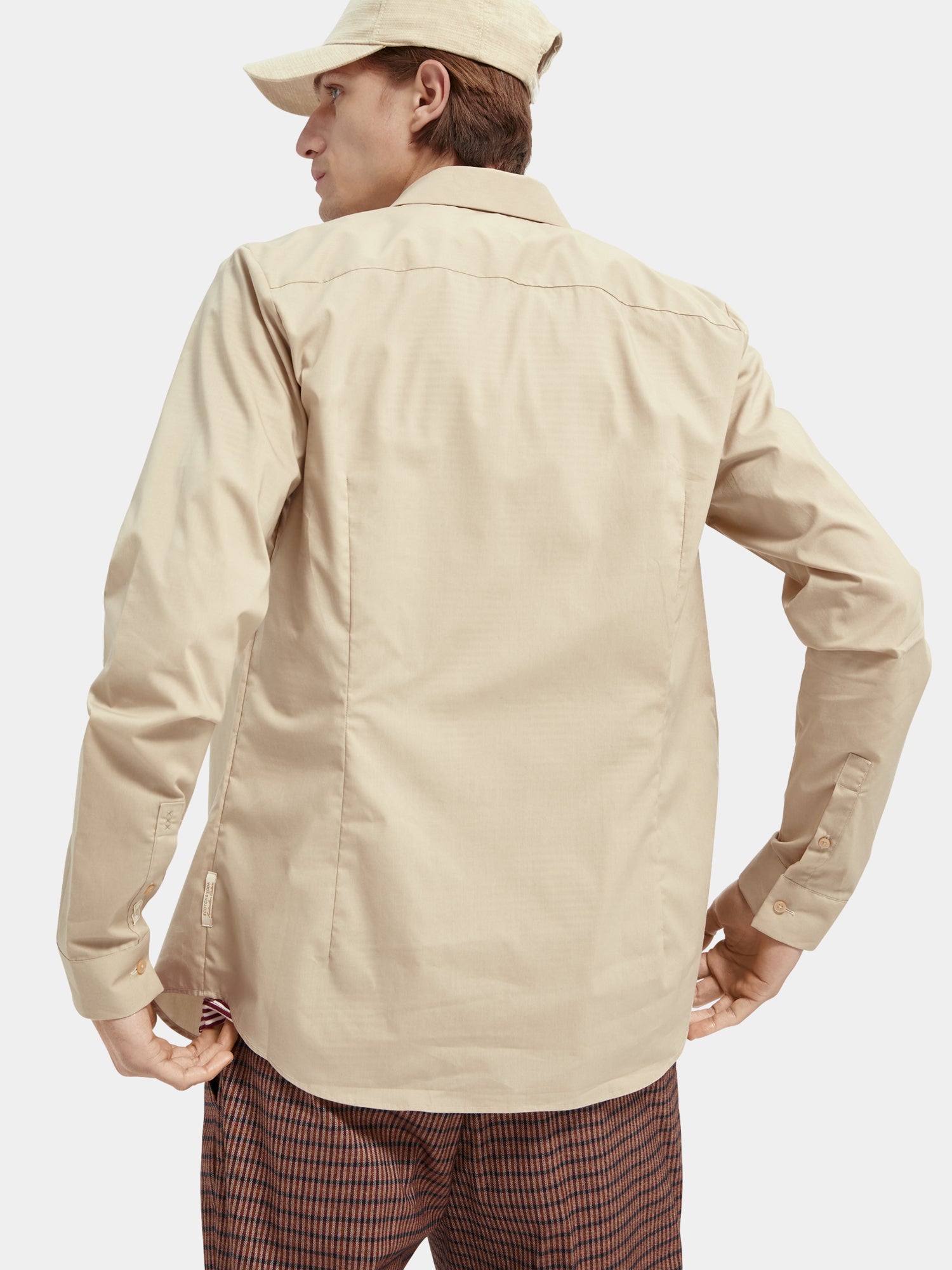 Classic slim fit cotton elastane blend shirt - Scotch & Soda