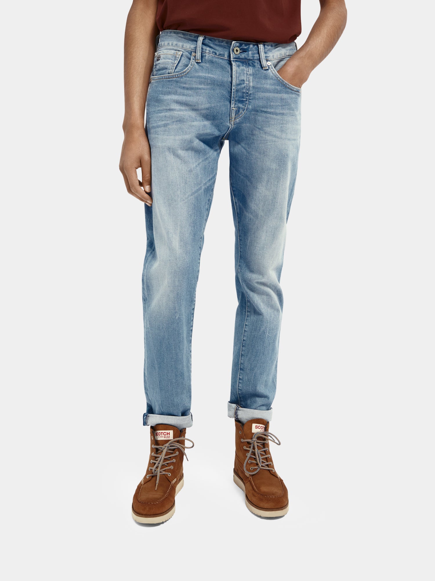 Classic Homme Slim Fit Jeans Essentials Ralston In Organic Cotton Omoda Homme Vêtements Pantalons & Jeans Jeans Slim 