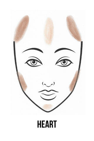 How To Contour A Heart Shaped Face