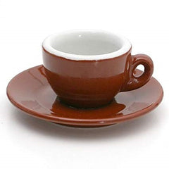 3 oz brown Milano Espresso Cup made in Italy