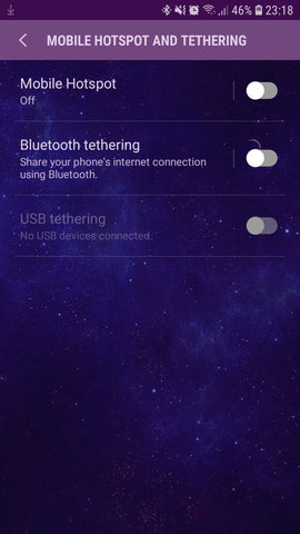 Mobile Hotspot and Tethering