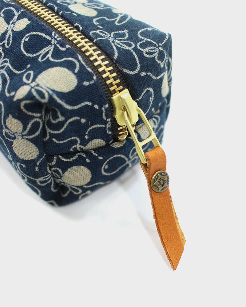 Kiriko Original Pencil Pouch, Indigo Hyotan