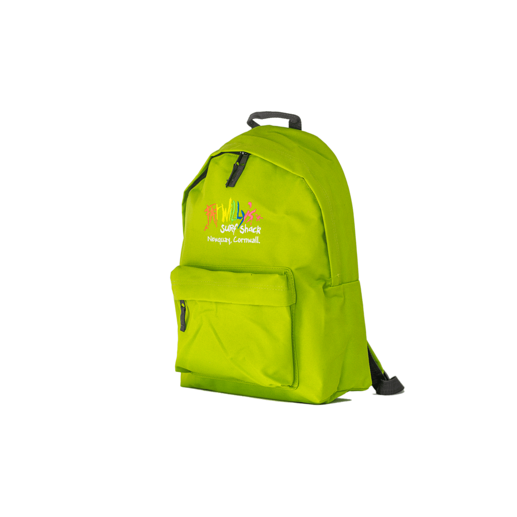 lime green backpack