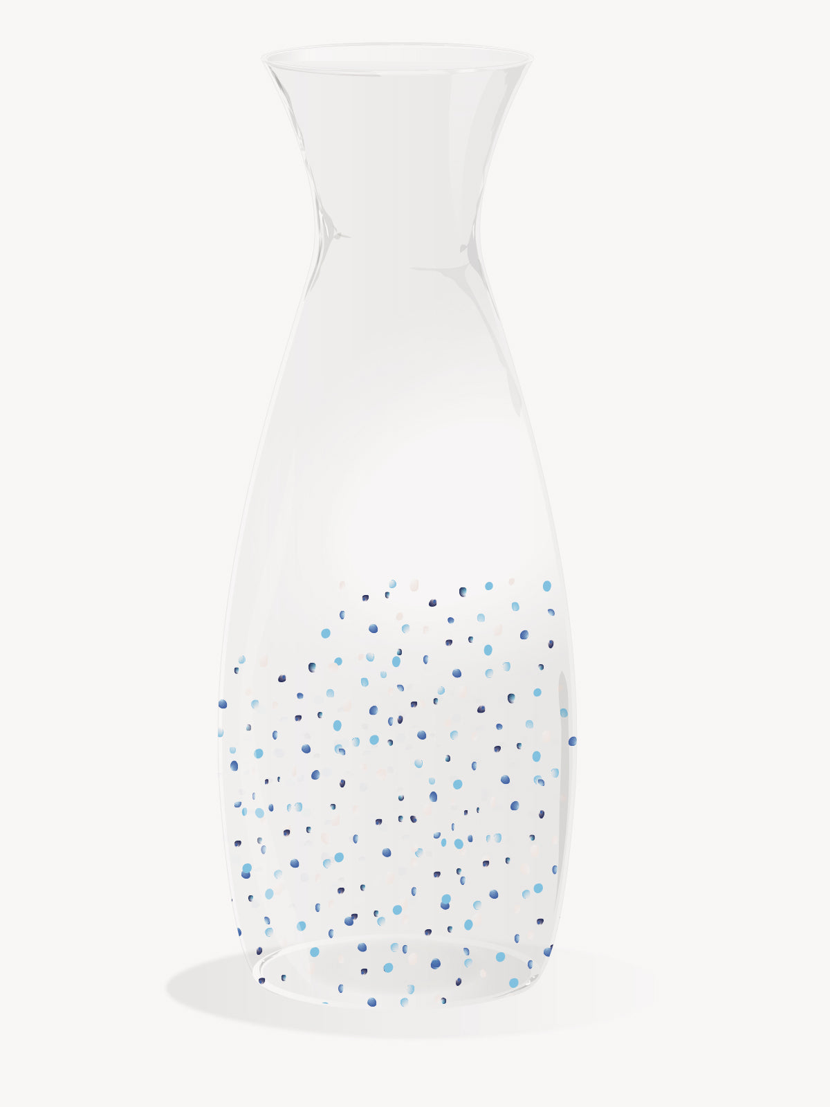 Slim Stap Automatisch Handblown Glass Water Carafe Rain – 100% Capri