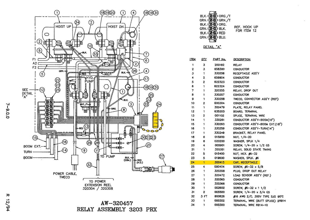 Auto Crane Wiring Harness