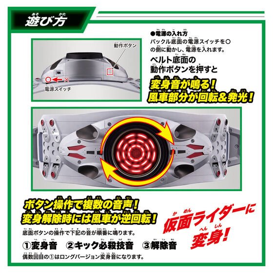 Shin Kamen Rider: DX Henshin Belt Typhoon -Initial Type with Prana Forced Discharge Auxiliary Mechanism- | CSTOYS INTERNATIONAL