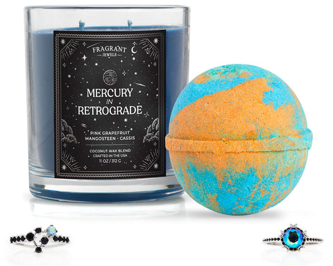 Mercury in Retrograde - Candle and Bath Bomb Set - Inner Circle