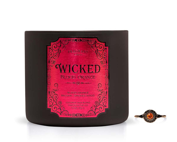 Wicked: Blood Orange - Jewel Candle With a Ring and a Chance to Win a $10k Ring