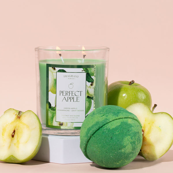Perfect Apple - Candle and Bath Bomb Set