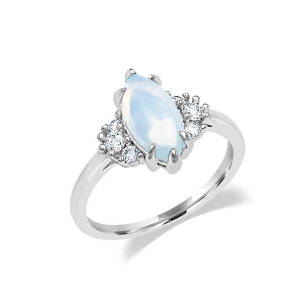 Marquise Moonstone Ring