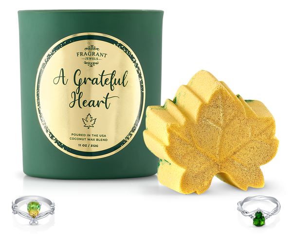 A Grateful Heart - Candle and Bath Bomb Set - Inner Circle