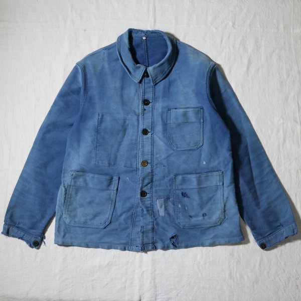 blue moleskin work jacket