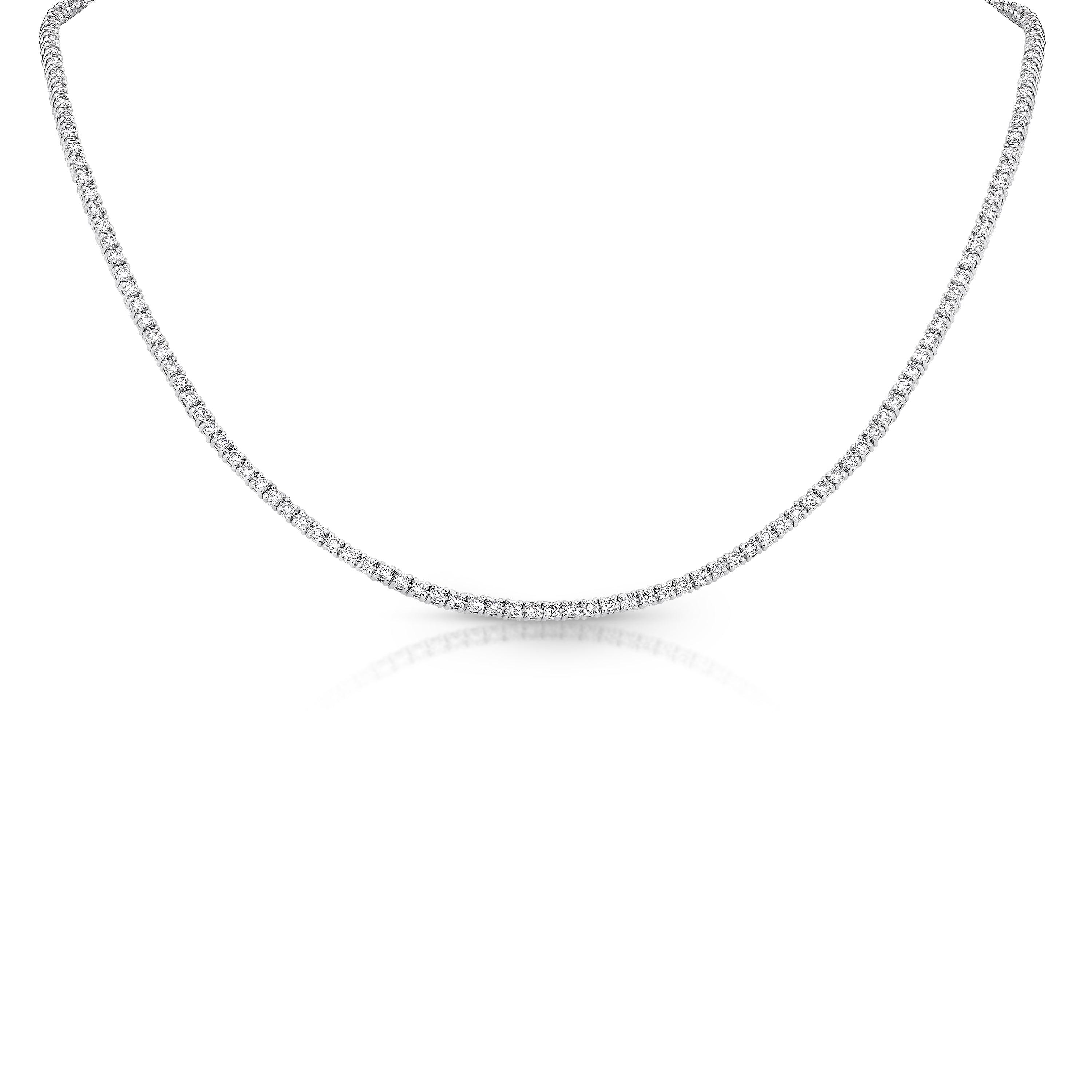 diamond tennis chain necklace