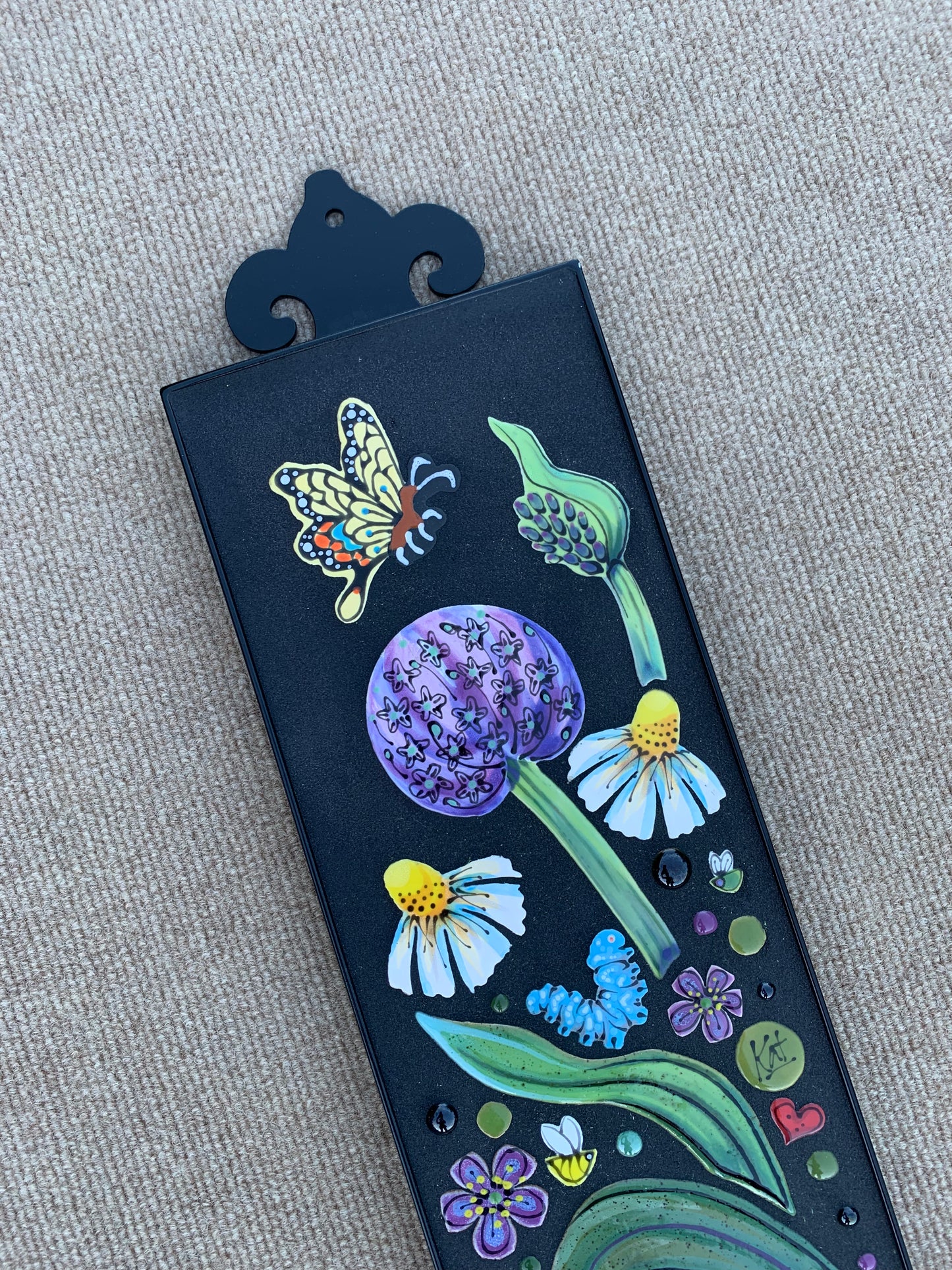 Giant Allium & Swallowtail butterfly