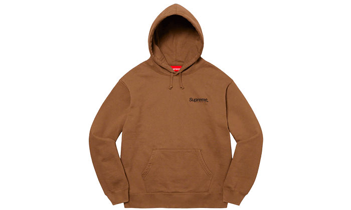 Supreme Worldwide Hooded Sweatshirt Olive