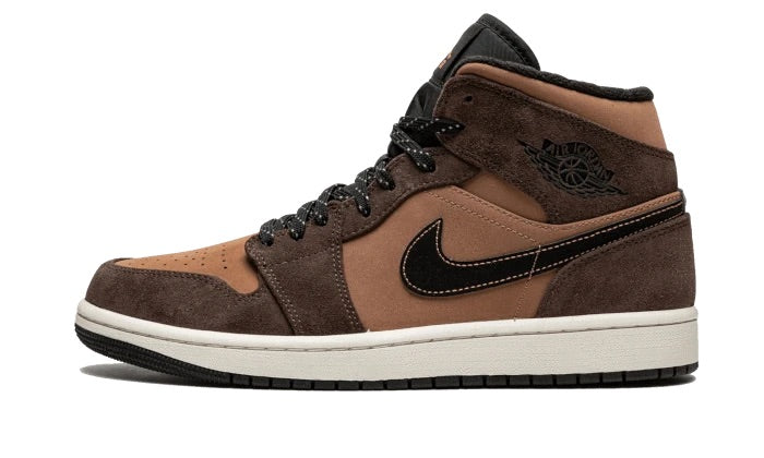 brown air jordan ones