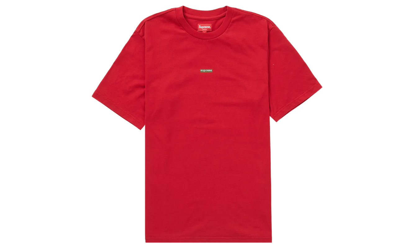 Supreme Typewriter S/S Top Red – Izicop