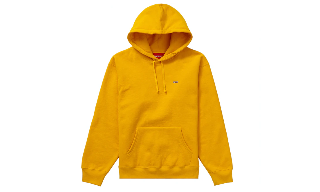 Supreme Enamel Small Box Hooded Sweatshirt Bright Gold – Izicop
