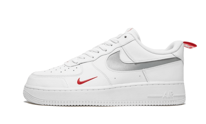 Rendición Deportista Embotellamiento Nike Air Force 1 Low White Red Mini Swoosh - DO6709-100 – Izicop