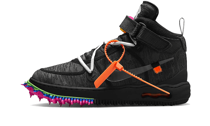 Nike Air Force Mid Off-White Clear Black - DO6290-001 – Izicop
