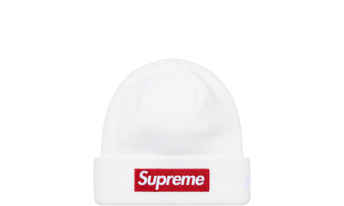 送料無料/プレゼント付♪ Supreme New Era®️ Box Logo Beanie-White