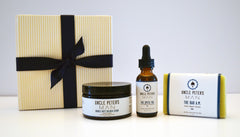 The LINEUP 416 Gift Pack. Face Soap, Scrub and Face OIl set