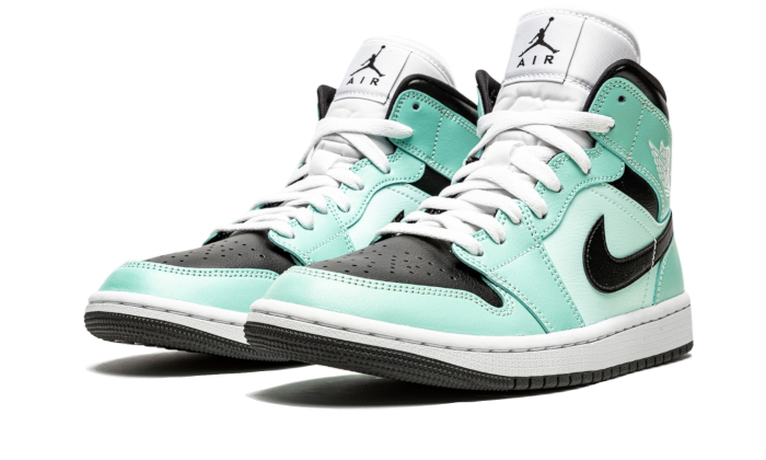 air jordan mid aqua blue