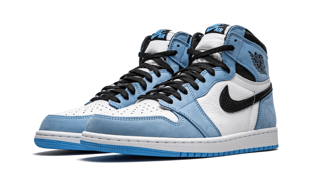 blue air jordan 1 price