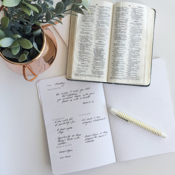 Honey & Gold journals quiet time with God 