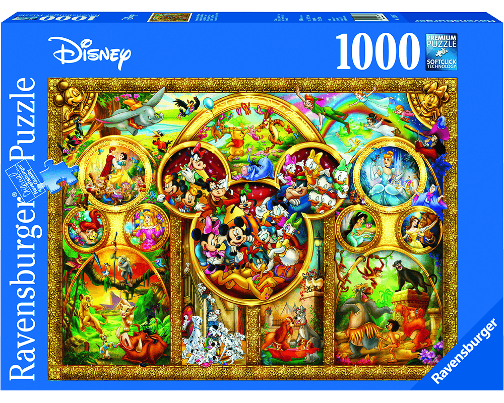 Mejores Temas de Disney: Rompecabezas 1000 Piezas Ravensbur