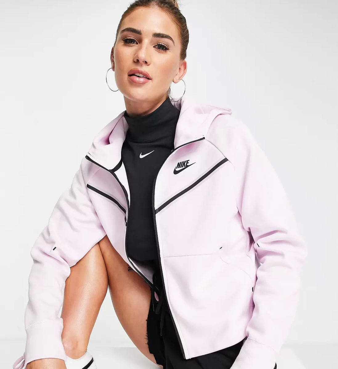 pink nike tech fleece tracksuit womens