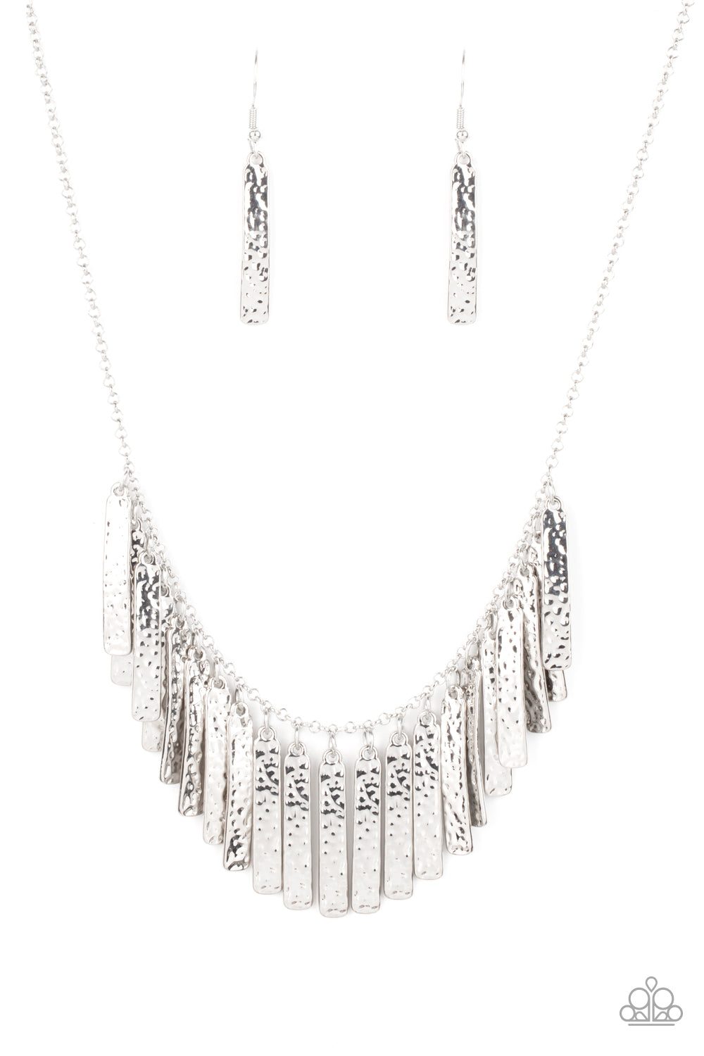 Muse - Silver Necklace Paparazzi Accessories Rosalinda Sells Bling