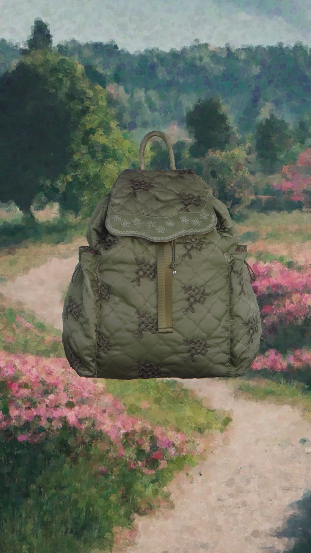 あさぎーにょpoppy pointe (backpack) khaki heaven-technology.com