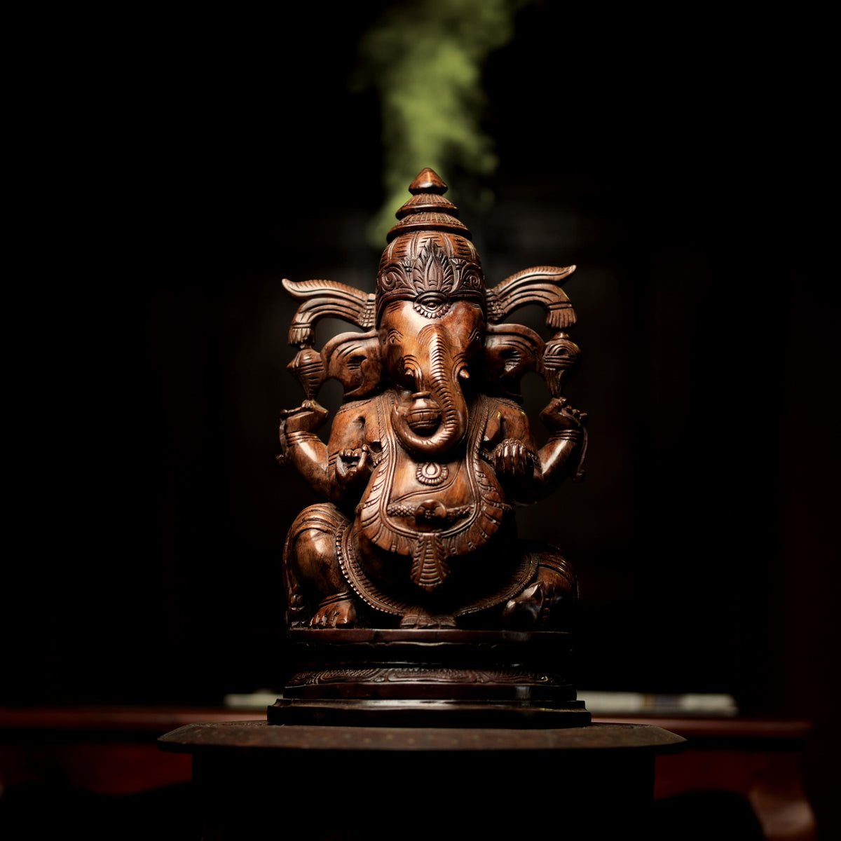 Rosewood Ganesh Statue | Handcrafted Religious Idols– CultureShoppe