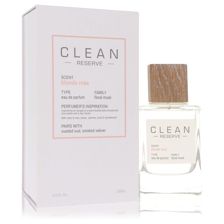 clean perfume blonde rose