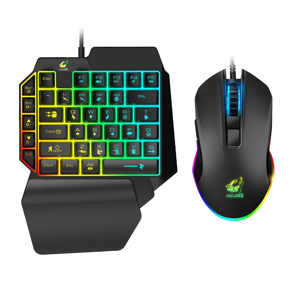 ergo keyboard and mouse combo