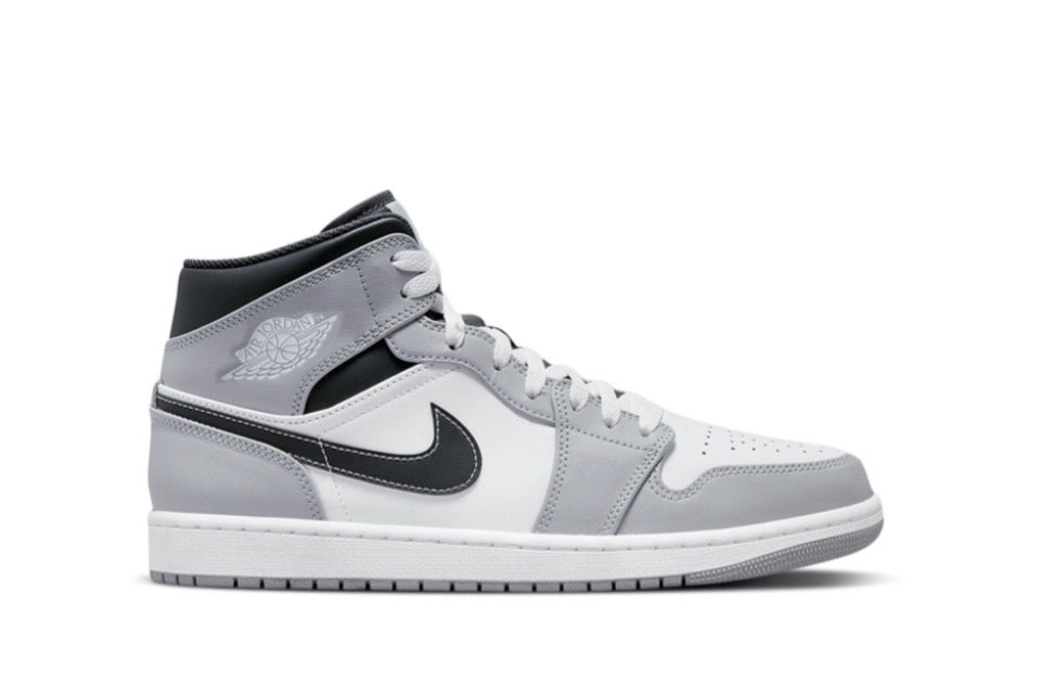 mid jordans 1 grey