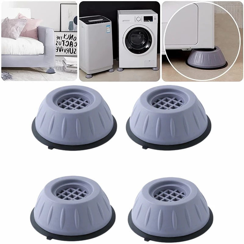 Set de Almohadillas Anti Vibración para Lavadora - ZeroVibe™