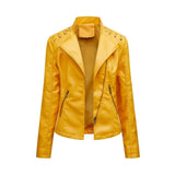 Chaqueta de cuero de mujer - JacketGure™