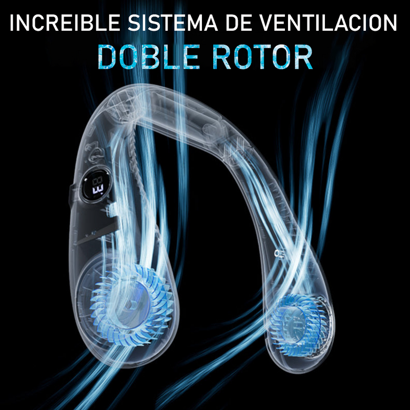 VENTILADOR DE CUELLO PORTATIL - COOLERS PLUS™