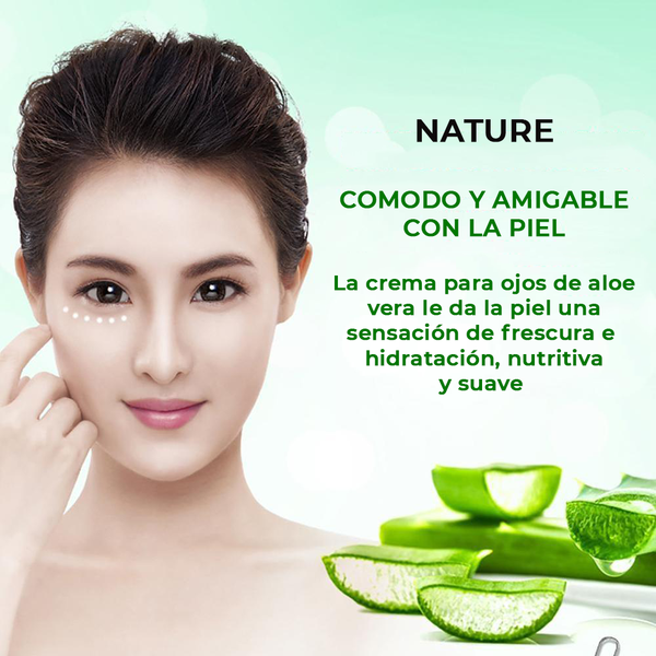 Crema para eliminar ojeras de aloe vera - Nature™