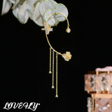 Aros Elegantes De Flor De Mariposa - LOVE FLY™