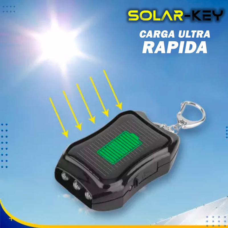 Llavero Cargador de energía solar - SOLAR KEY™