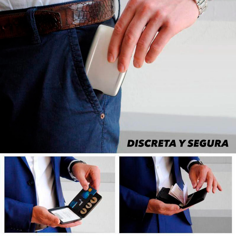 Cartera segura y anti-robo - WALLETLOCK™